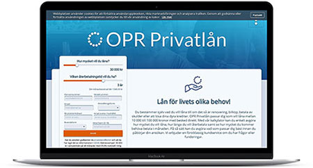 OPR Privatlån erbjuder snabba lån med utbetalning samma dag