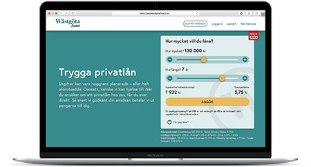 Wästgöta Finans erbjuder privatlån utan UC